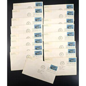 1968 First Day Of Issue Envelopes 50th Anniversary U.S. Air Mail Service LI3006